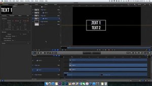 Монтаж видео в FCPX. Титры для Final Cut Pro в Motion с помощью масок