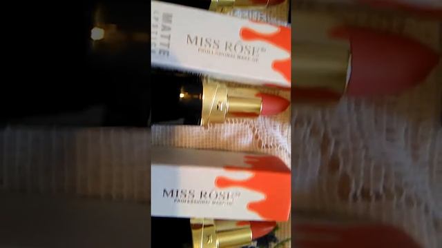 Помады Miss Rose оттенки 16,22,23