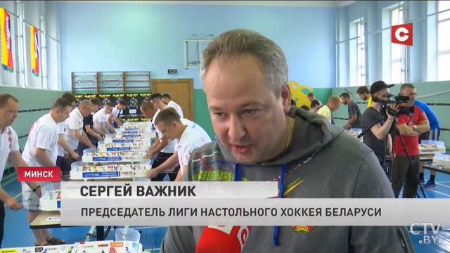 В Минске прошёл 6 й этап открытого чемпионата Беларуси по настольному хоккею смотреть онлайн