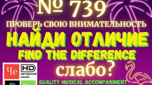 "Найди отличие" / "Spot the Difference" _ выпуск № 739