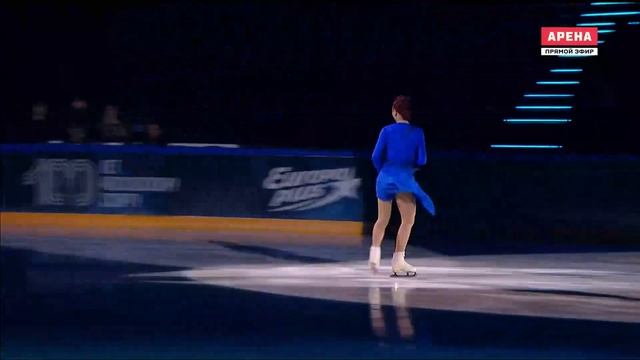 Показательный номер Трусовой на шоу "Влюблённые в фигурное катание" смотреть онлайн