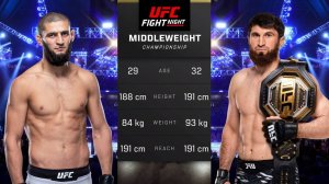 Хамзат Чимаев против Магомеда Анкалаева Полный бой - UFC 5
