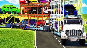 Машинки летают и прыгают! Развивающие мультики Машины помощники. Мультфильмы про машинки