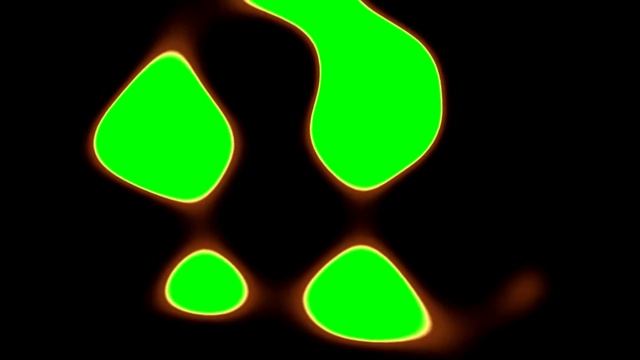 Футажи для видеомонтажа Переход на зелёном фоне тлеет бумага Transition Green Screen