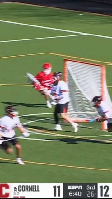 Lacrosse Goalie Makes UNBELIEVABLE Save on Behind-The-Back Shot #shorts