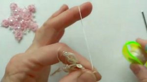 В случае , если закончилась нить в середине плетения.