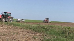 Осенняя вспашка тракторами МТЗ 3022