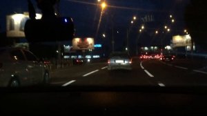 Шашки в городе VW Passat R36 быстрая езда в городе 200+