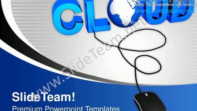 Cloud With Computer Mouse Globe PowerPoint Templates ppt Themes 1012 Slides Backgrounds