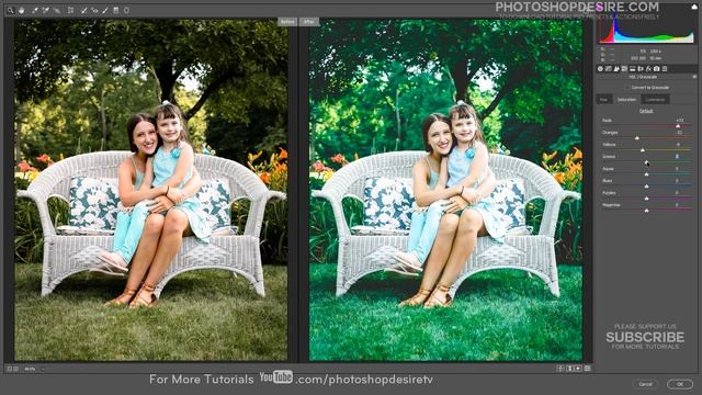 Deep Green Color Effect - Outdoor Photo Editing in Photoshop [ACR Preset Included]
