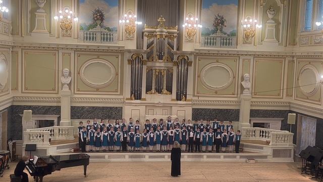 Младший хор ДМШ N11г. Санкт-Петербург «Сквозь волнистые туманы», музыка Ц. Кюи, слова А. Пушкина смотреть онлайн