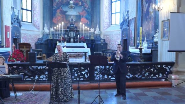 12 К.Горскі SALVE REGINA сола - Наталля Акініна мецца-сапрана і Дзмітрый Гарбачук труба