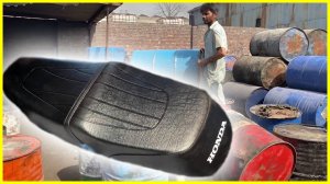 Сиденья для мотоциклов из старых бочек, массовое производство в Пакистане!