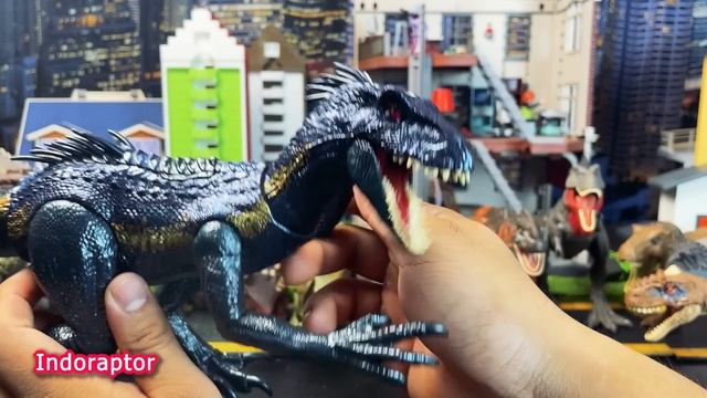 Jurassic World Dinosaurs! T REX, Indoraptor, Pyroraptor, Velociraptor, Megalosaurus, Ampelosaurus смотреть онлайн