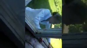 Выпрыгнула из окна