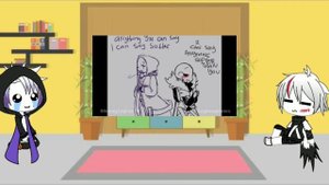 Реакция Эпика и Кросса на анимации//Gacha life//