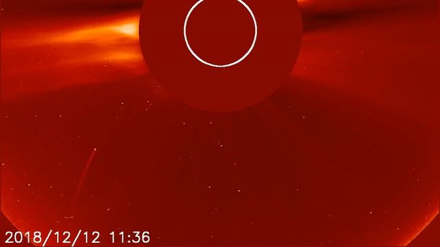 2018-12-12 Sungrazer In the Lasco C2 Coronagraph смотреть онлайн