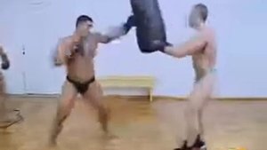 РЖАКА, Охрана Моисеева!! Качки в Стрингах!