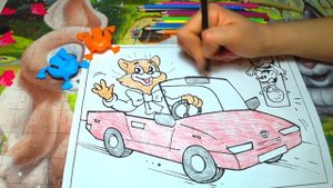 РАСКРАСКИ! Раскрашиваем картинки для детей из мультфильмов Кот Леопольд и мышата