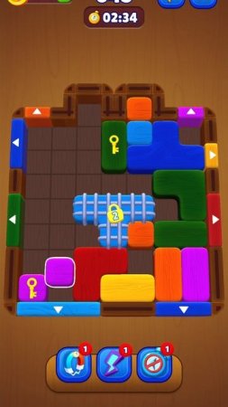 unblock jam puzzle уровень 45