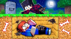 Майнкрафт но Я ЗАПЕРТ В ГРОБУ!