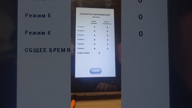 Диагностика, поиск неисправностей, время работы оборудования