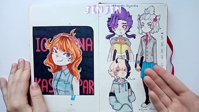 🌸Обзор предпоследнего скетчбука часть! 2!🌸 смотреть онлайн