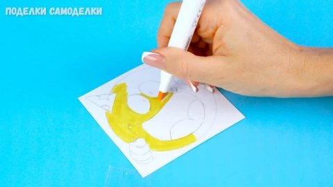 Лайфхаки для школы забавная Эмодзи поделка из бумаги