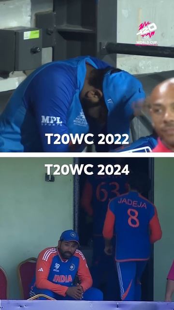 So much semi-final emotion for Rohit Sharma  #cricket #cricketshorts #ytshorts #t20worldcup