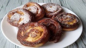 Пончики с яблоками