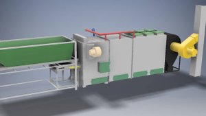 Котел опилках и щепе 1500 кВт. Производство ООО "Предприятие ГРВ"