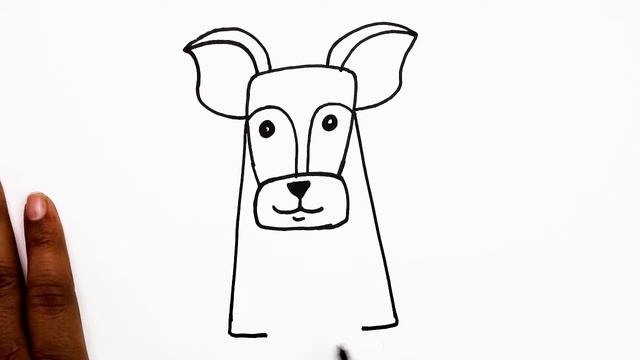 How to Draw an Okapi for Kids Step by Step - very easy смотреть онлайн