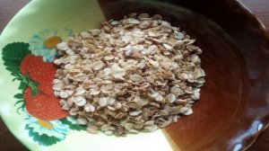 Десерт из творога и овсяных хлопьев