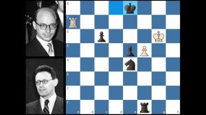 21-я партия Ботвинник - Бронштейн, матч на первенство мира 1951 года, Москва. (0-1)