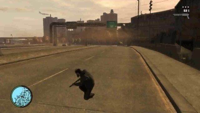 Приколы GTA 4. Бомж Василий. Серия 2-Криминальное чтиво.mp4