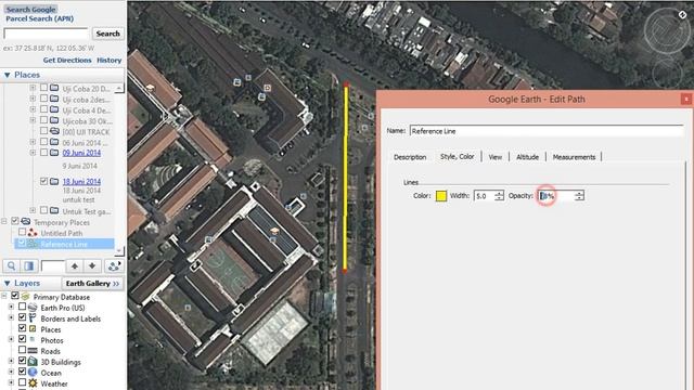 Get Longitude Latitude data after draw line in Google Earth смотреть онлайн