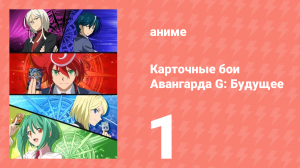 Карточные бои Авангарда G: Будущее 1 серия (аниме-сериал, 2016)
