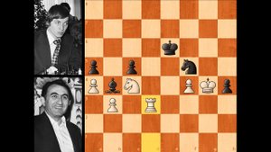 Победа Тиграна Петросяна над Анатолием Карповым, 8-й тур чемпионата СССР 1973 года.