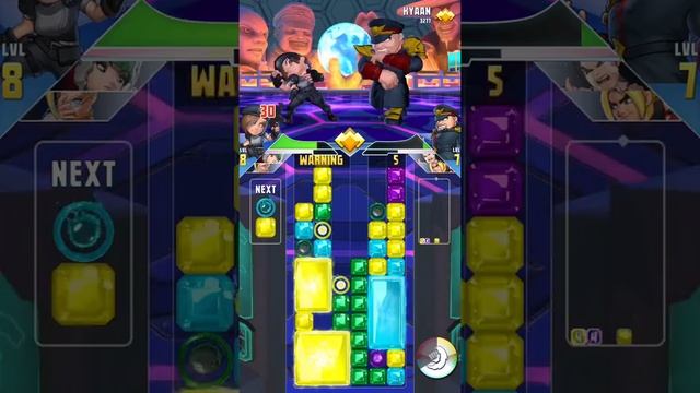 Puzzle Fighter (Android/iOS) - Jill vs Bison (12/29/17) смотреть онлайн