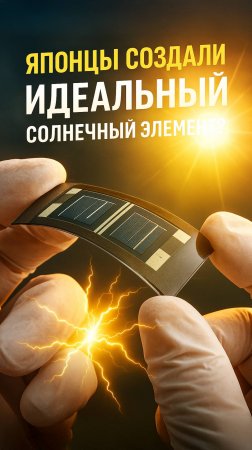 Японский ПРОРЫВ в Солнечной Энергетике - КПД 26,5% Стал Реальностью!