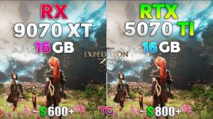 Clair Obscur: Expedition 33 - RX 9070 XT vs RTX 5070 Ti | 1080p | 1440p | 4K