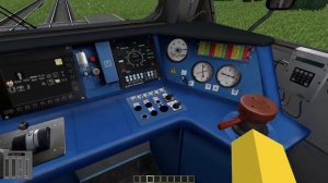 Работаю машинистом на ЭД9М в Майнкрафте !