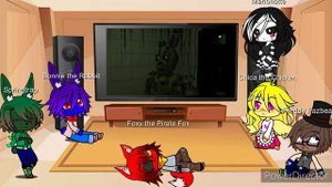 Gacha Club. FNaF реагируют на "На съёмках FNaF 3 - 5 ночей с Фредди" от Винди31