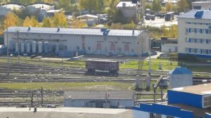 Роспуск состава на сортировочной горке (Ярославль 02.10.2016)