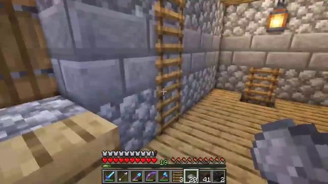 🪓 Добываем чёрный камень и кварц в Minecraft — Подземная база, серия хард!