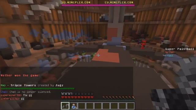 Играем в Minecraft #2.Битва красками(Paint Ball) смотреть онлайн