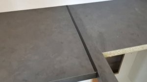 сборка кухни бауцентр/фасады акация лофт/ плано фон милк.