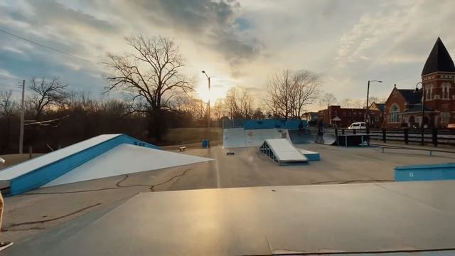 RC Monster Truck ECX Amp crush at Skate Park