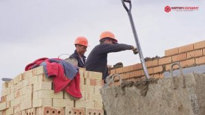 Обход стройки в 33 мкр-не от ГК "КирпичХолдинг"