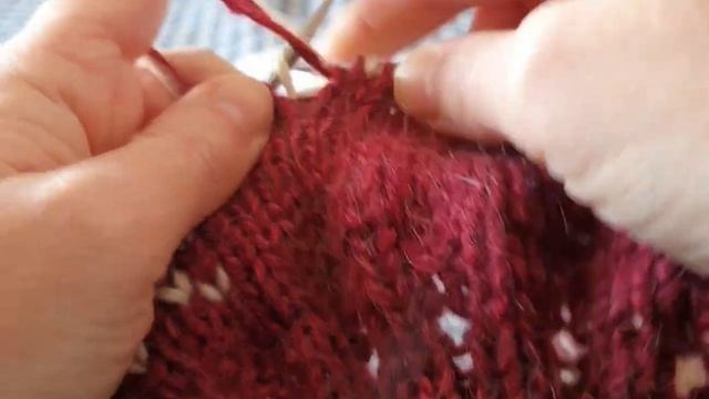 Вязание в технике двухстороннего жаккарда смотреть онлайн